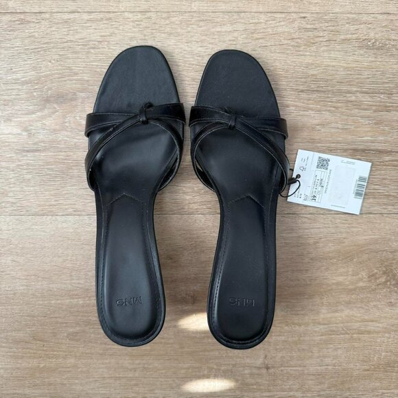 Mango Shoes - Mango Women's Black Courts